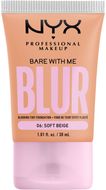 NYX Professional Makeup Bare With Me Blur Tint 06 Soft Beige make-up, 30 ml