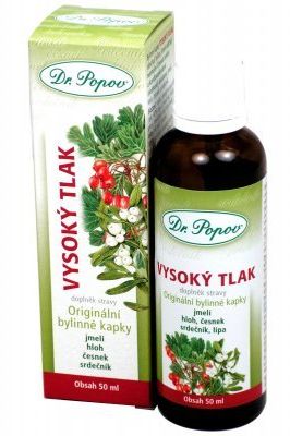 Dr.Popov Vysoký tlak tinktura 50 ml