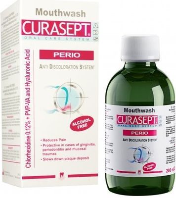 Curasept ADS PERIO 0.12%CHX ústní voda 200ml
