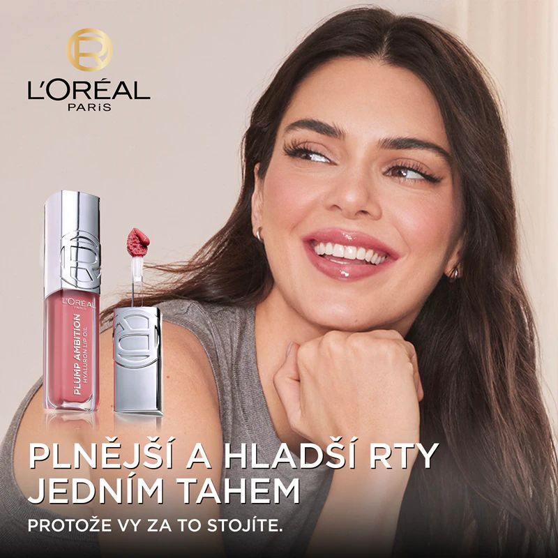 L'Oréal Paris Plump Ambition 490 Berry Jolie lesk na rty, 5 ml