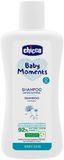 Chicco Šampon na vlasy Baby Moments 92 % přírodních složek 200 ml