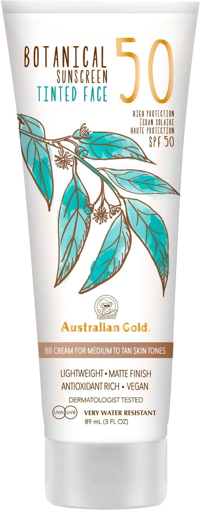 Australian Gold SPF 50 Botanical Tinted Face Medium 89 ml