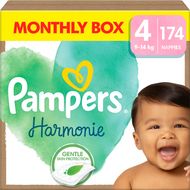 Pampers Harmonie Baby vel.4 měsíční balení 174 ks