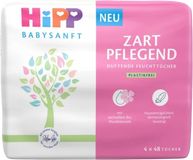 HiPP Babysanft Čistící vlhčené ubrousky s přírodním výtažkem z BIO mandlí 4 x 48 ks