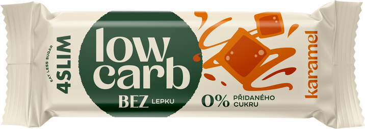 4Slim LOW CARB karamel 35 g