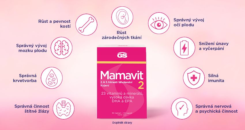 GS Mamavit 2 Těhotenství a kojení