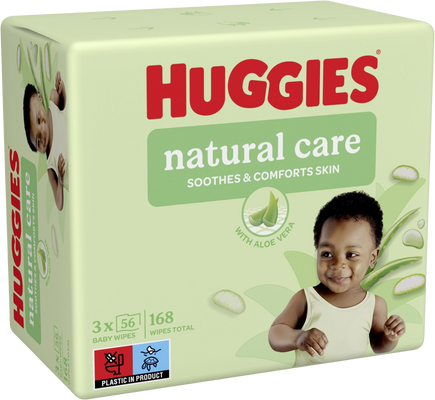 Huggies® Natural Care Triplo 3 x 56 ks