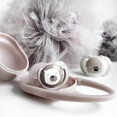 LOVI Dudlík silikonový dynamický Buddy Bear 3-6m 2 ks