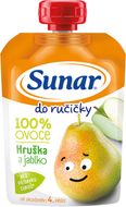 Sunar Do ručičky ovocná kapsička hruška 4m+ 100 g