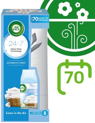 Airwick Automatický difuzér Freshmatic bílý s náplní Prádlo ve vánku 250 ml