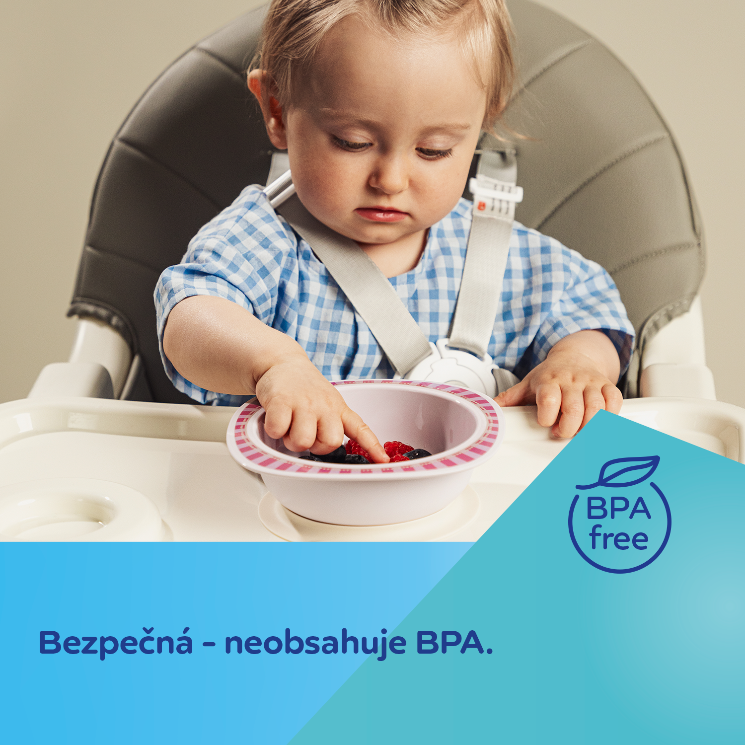 Canpol babies Miska s přísavkou Woodland modrá 300 ml