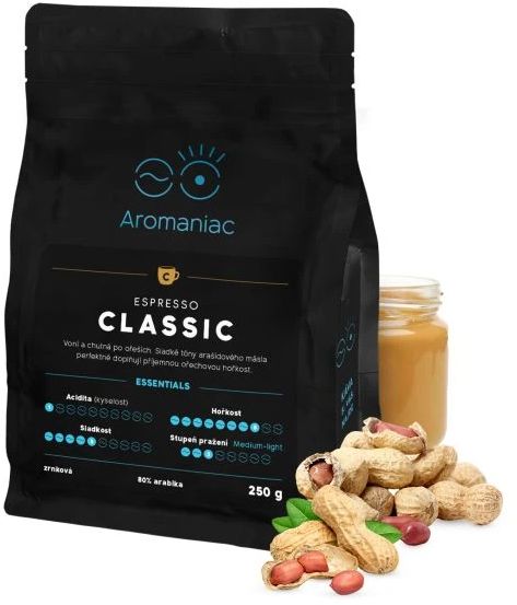 Aromaniac Espresso Classic - zrnková, 250 g