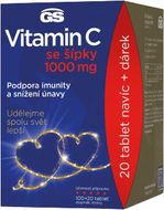 GS Vitamin C1000 + šípky + dárek 120 tablet