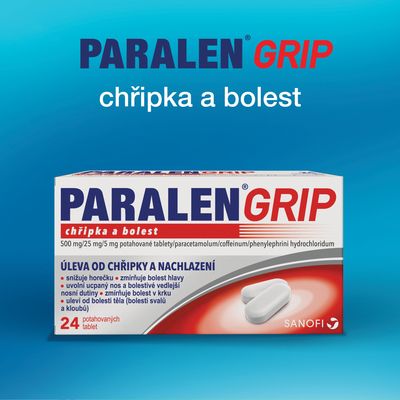 Paralen Grip Chřipka a bolest 24 tablet
