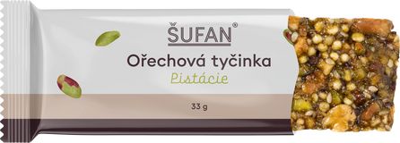 Šufan Ořechová tyčinka pistáciová 33 g
