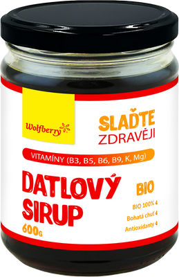Wolfberry Datlový sirup BIO 600 g