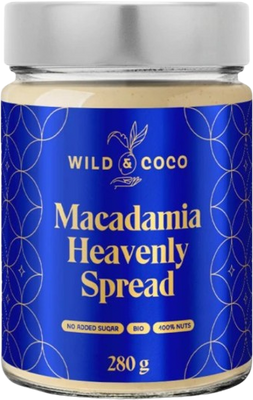 Wild & Coco Macadamia Heavenly Spread BIO 280 g