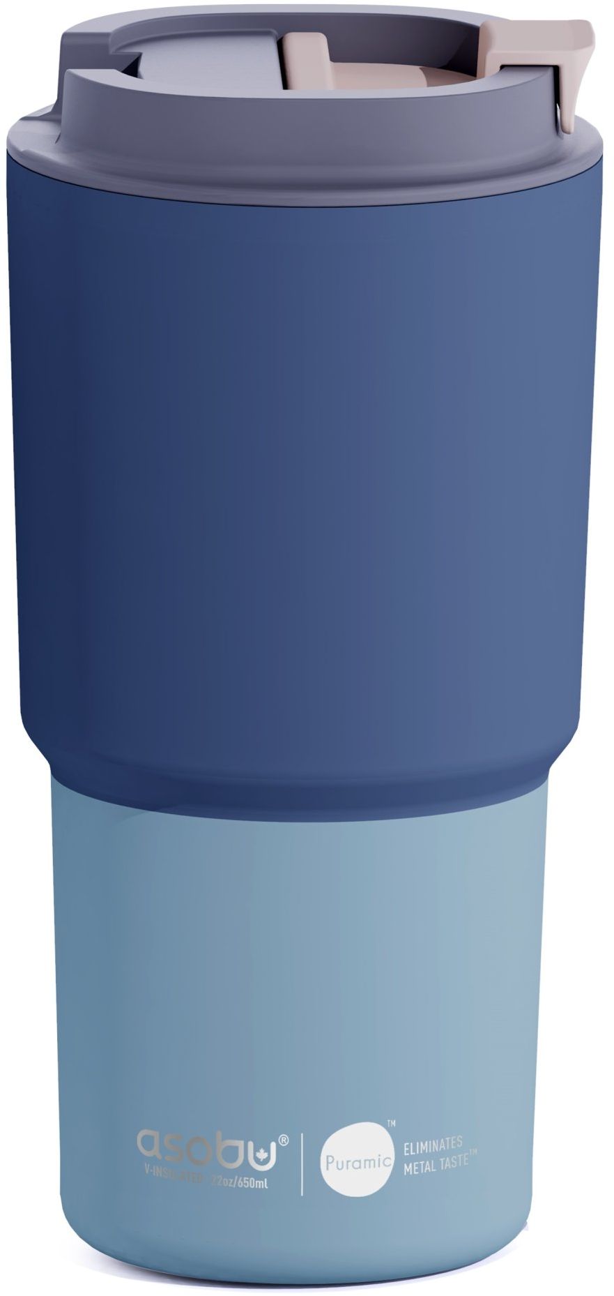 Asobu Pick Me Up cestovní termohrnek Pastel Blue 650 ml