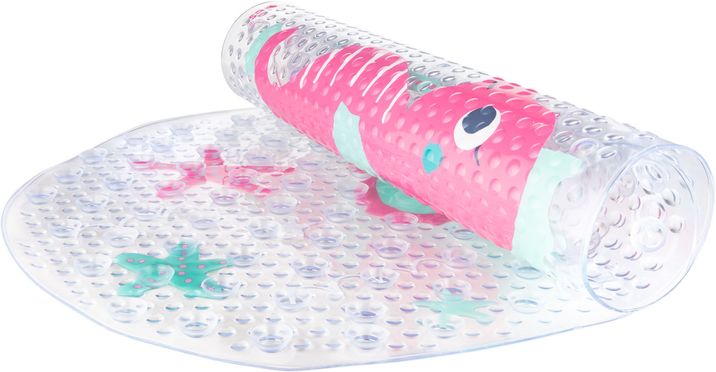 Canpol babies Protiskluzová podložka do vany LOVE&SEA růžová