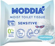 Moddia Vlhčený toaletní papír sensitive 70 ks