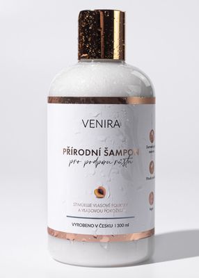 Venira Přírodní šampon pro podporu růstu meruňka 300 ml