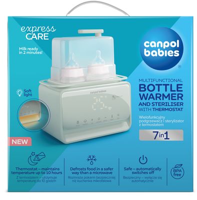 Canpol babies Elektrický double ohřívač a sterilizátor kojeneckých lahví 7v1