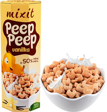 Mixit Cereálie Peep Peep - vanilka 280 g