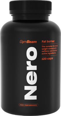 GymBeam Spalovač tuků Nero 120 kapslí