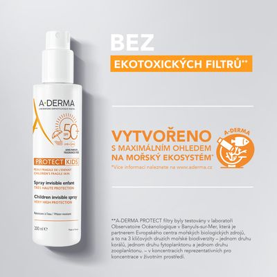 A-Derma Protect Kids transpar.sprej SPF50+ 200 ml