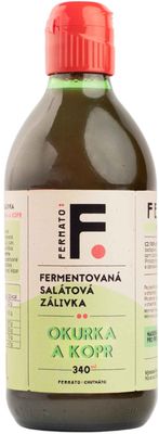 Fermato Fermentovaná salátová zálivka - Okurka a kopr 340 ml