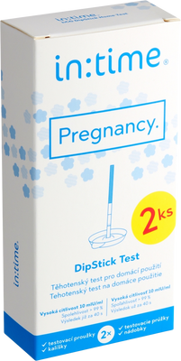 Intime Pregnancy DipStick těhotenský test 2 ks