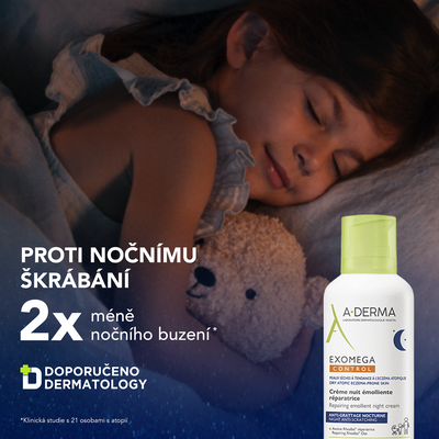A-Derma Exomega Control Rregenerační emolienční noční krém 400 ml