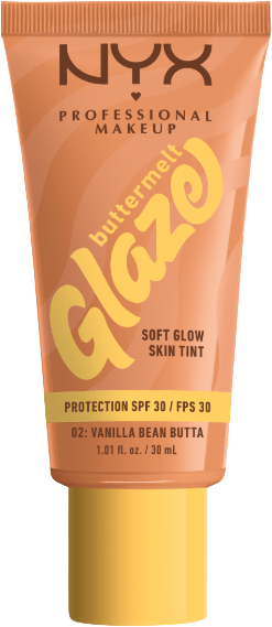 NYX Professional Makeup Buttermelt Glaze Soft Glow Skin Tint + SPF30, Vanilla Bean Butta 30 ml