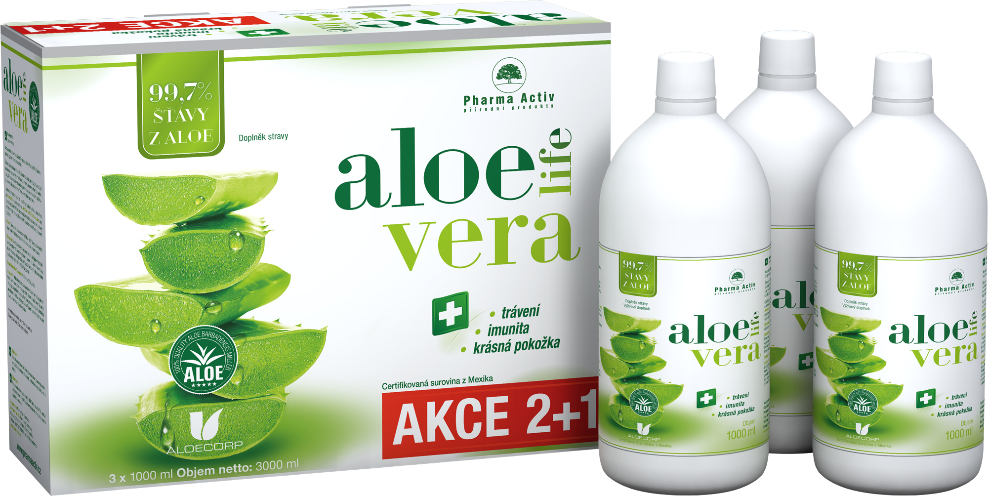 Pharma Activ AloeVeraLife 3 x 1000 ml