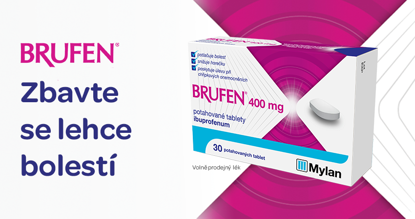 Brufen, tablety proti bolesti, ibuprofen 400mg