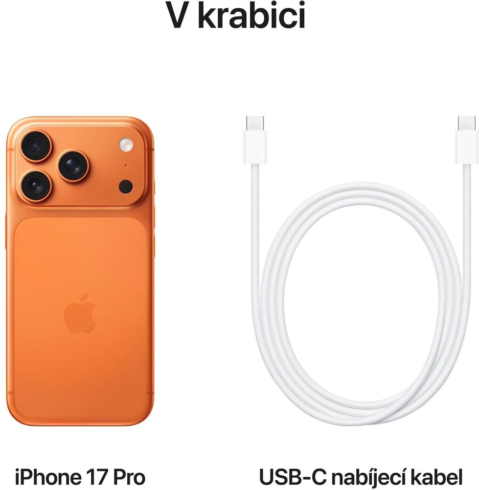 Apple iPhone 17 Pro 256GB Kosmická oranžová