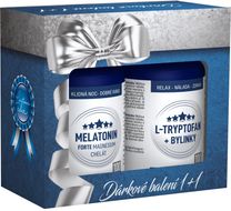 Clinical Melatonin Forte Magnesium chelátl + L-Tryptofan + bylinky dárkové balení 1+1, 2 x 100 tobolek