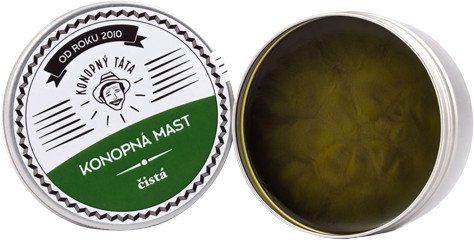 Konopný Táta Konopná mast čistá 80 ml