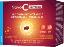 Novo C  Novo C komplex C, D a Zinek 3v1 měkké tob. 60 60 tobolek
