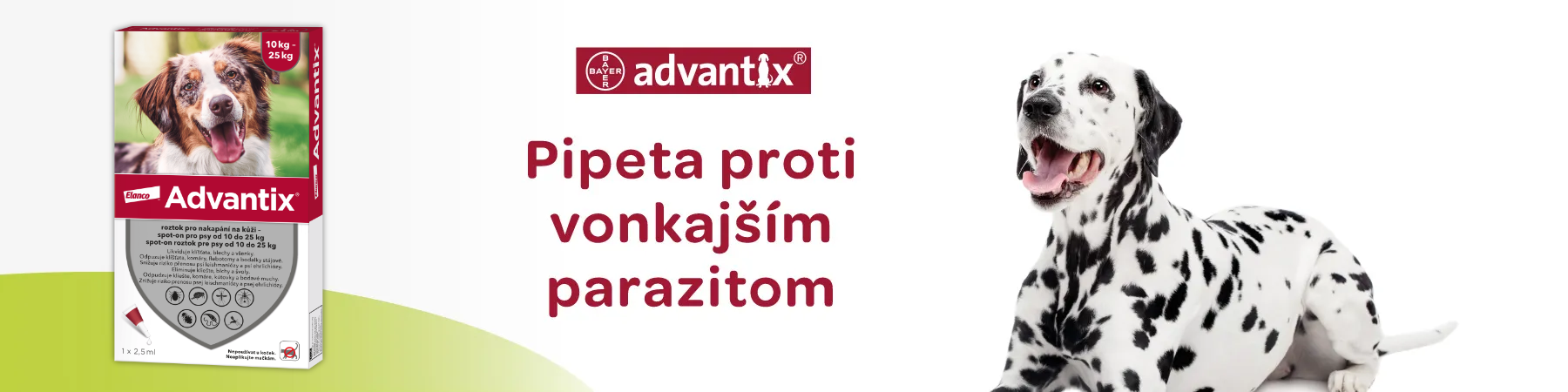 Pipeta proti vonkajšim parazitom Advantix