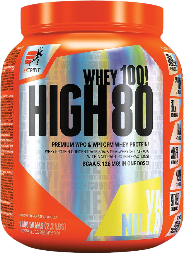 Extrifit High Whey 80 vanilka 1000 g