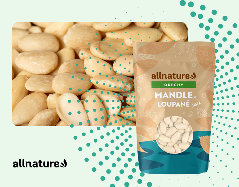 Allnature Mandle jádra loupané