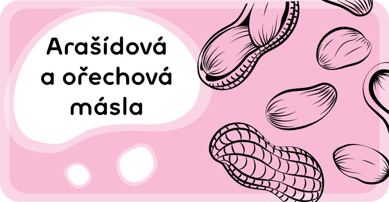 Allnature ořechová másla, allnature arašídova másla