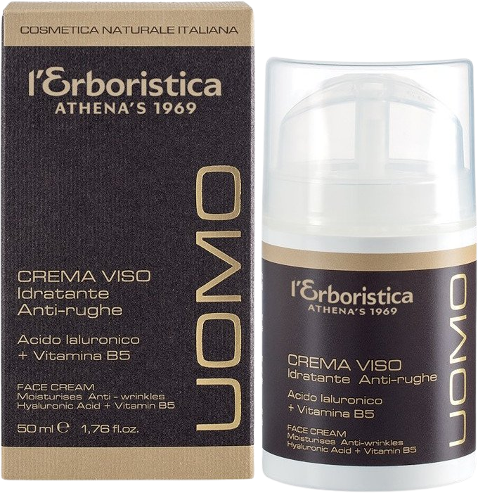 Erboristica UOMO Pleťový krém pro muže proti vráskám 50 ml