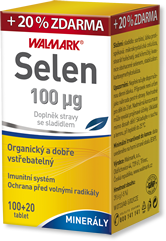 Walmark Selen 0.100 mg tablety 100 + 20