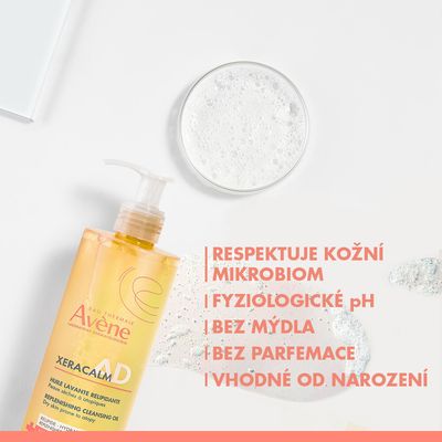 Avène XeraCalm A.D Relipidační mycí olej 1000 ml
