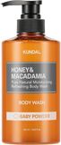 Kundal Honey&Macadamia Body Wash - sprchový gel s vůní pudru 500 ml