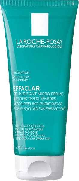 La Roche-Posay Effaclar Čisticí peelingový gel pro mastnou a problematickou pleť 200 ml