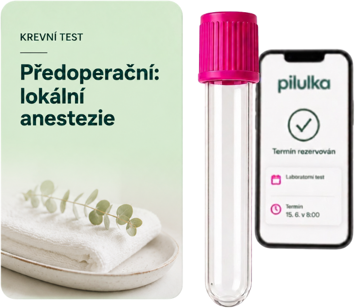 Unilabs Předoperační krevní test: lokální anestezie