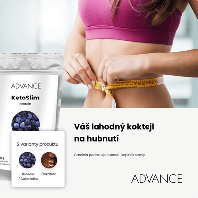ADVANCE KetoSlim čokoláda - protein 480 g